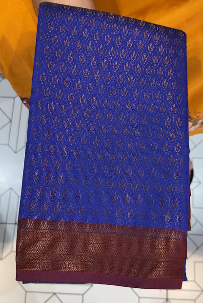 SEMI SILK SAREES - IHA 18875