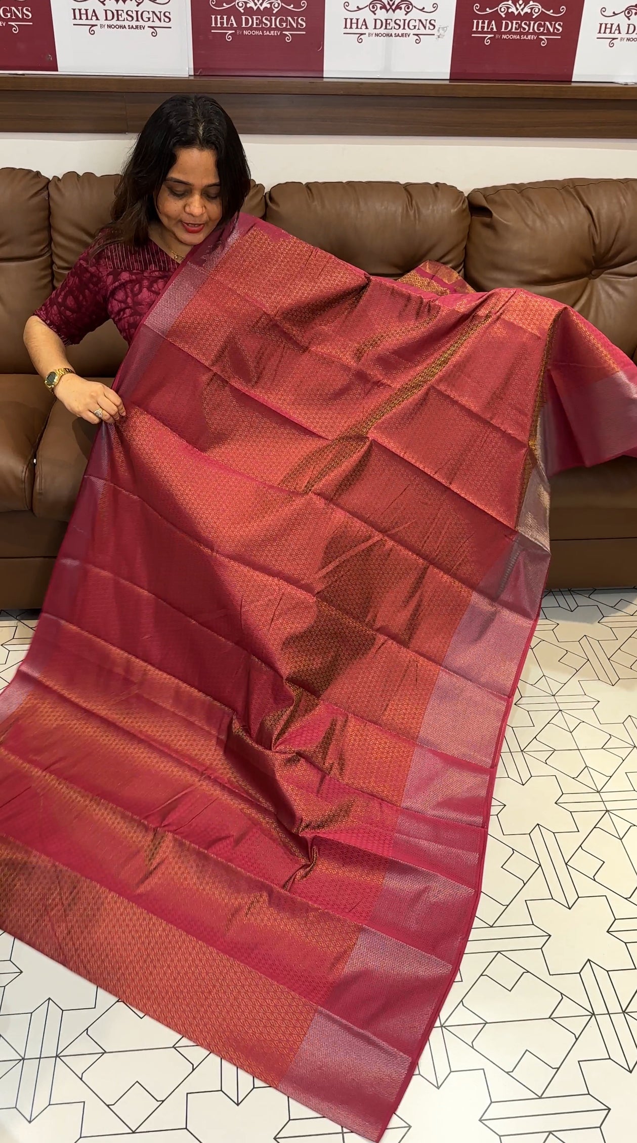 SEMI  SILK SAREE - IHA 18045