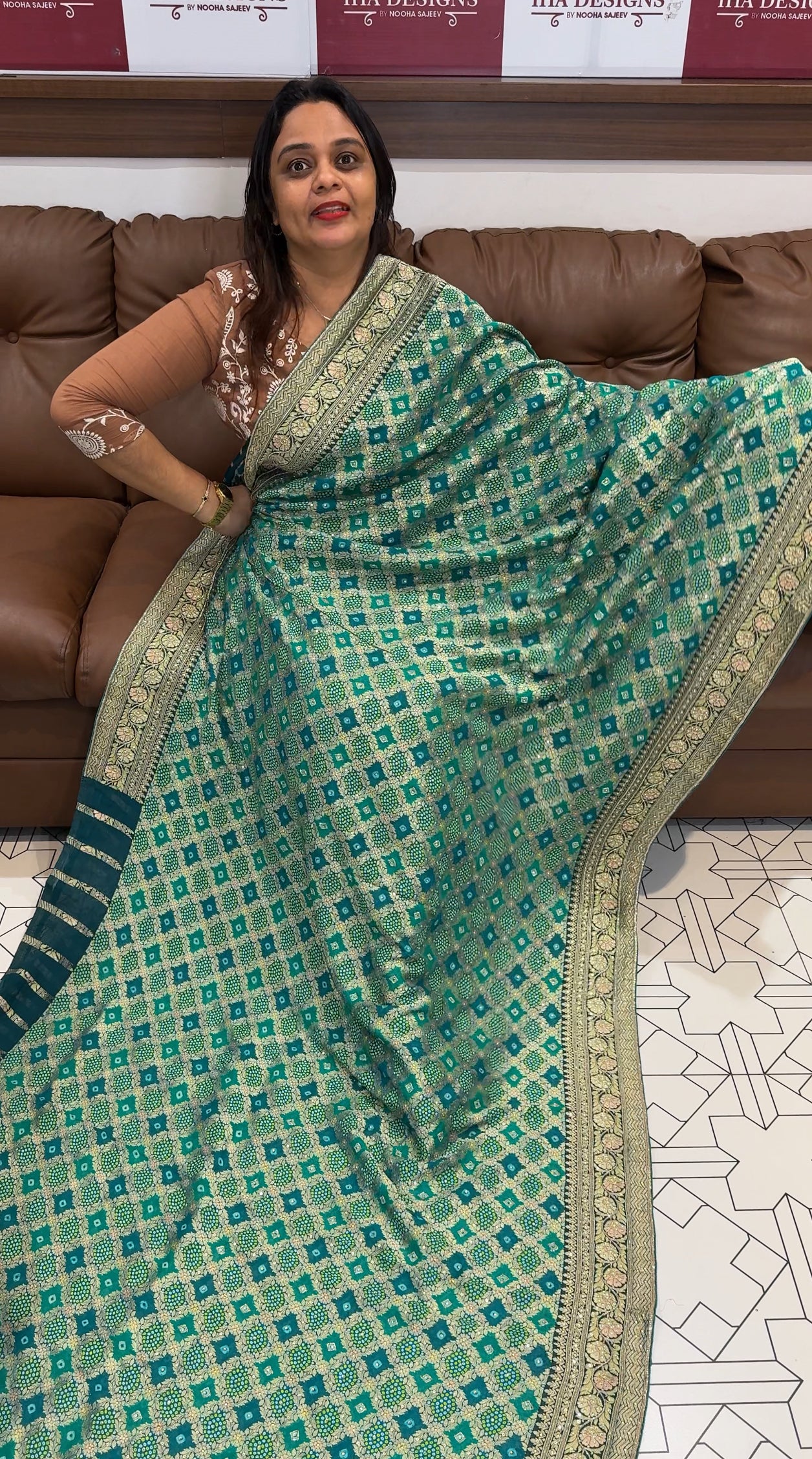 BANDHEJ BANARASI SAREES - IHA 17774