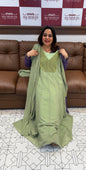 IHA'S IN-HOUSE HAND WORKED UNSTITCHED SALWAR SUITS - IHA 16785