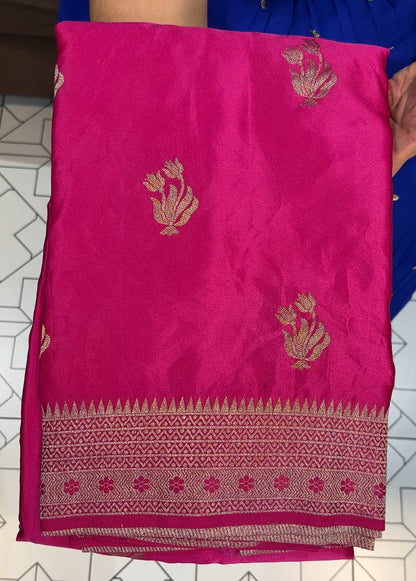 SEMI KATAN SAREES - IHA 18941