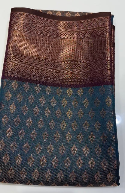 SEMI SILK SAREES - IHA 18713