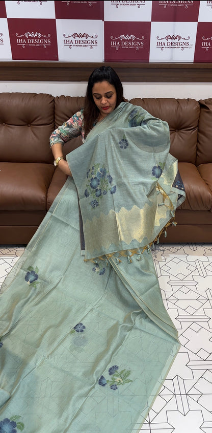 BUDGET BUY CHANDERI SAREES - IHA 16025