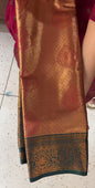 DESIGNER TISSUE KANCHIPURAM SILK SAREES - IHA 18520