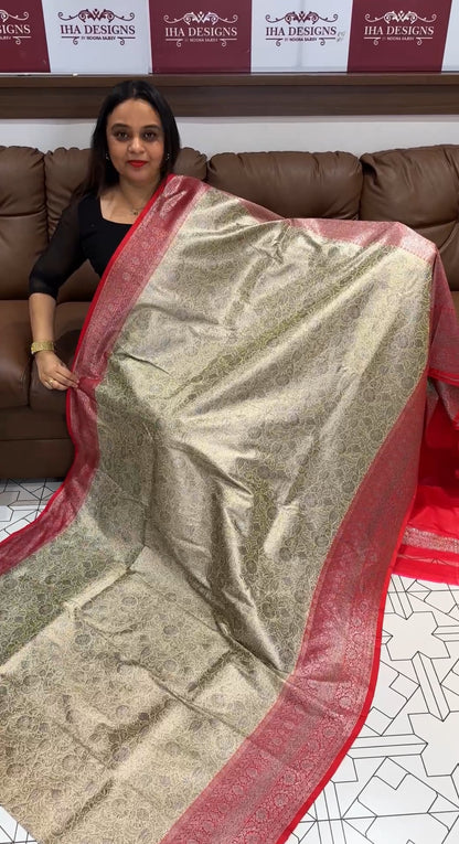 SEMI KATAN SAREES - IHA 18424