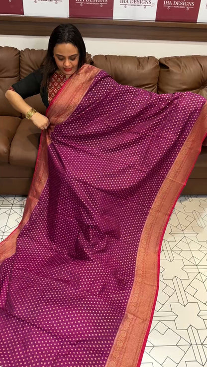 SEMI KATAN SAREES - IHA 18979