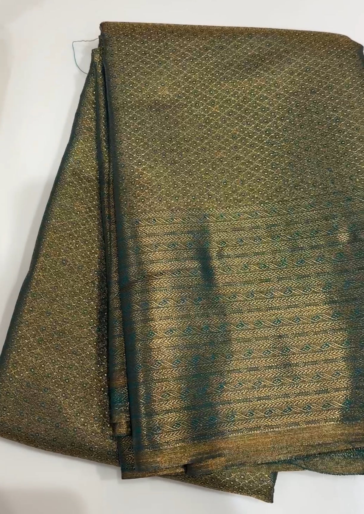 TISSUE KANCHIPURAM SILK SAREE - IHA 19303