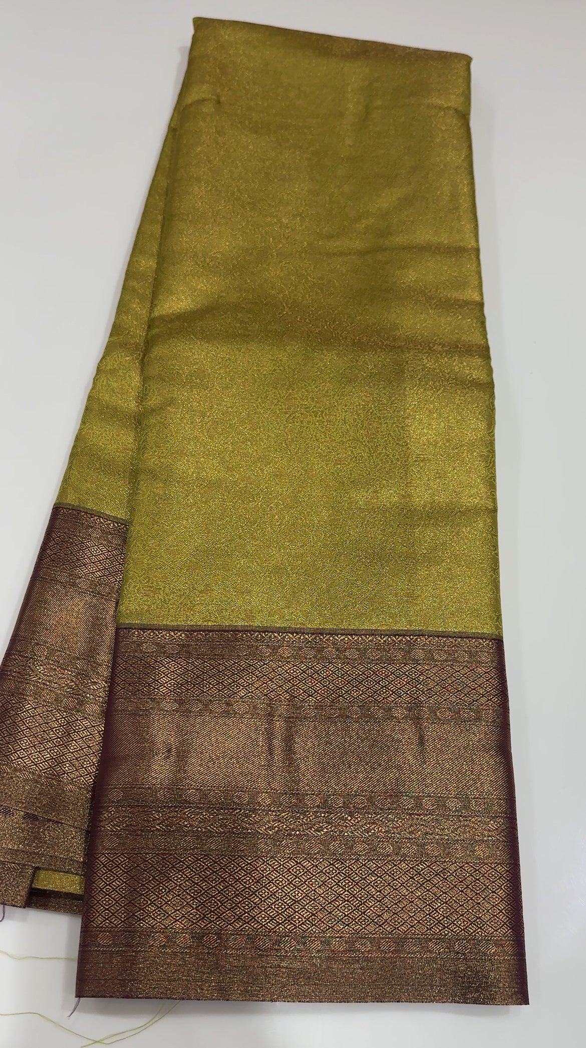 TISSUE KANCHIPURAM SILK SAREE - IHA 19310