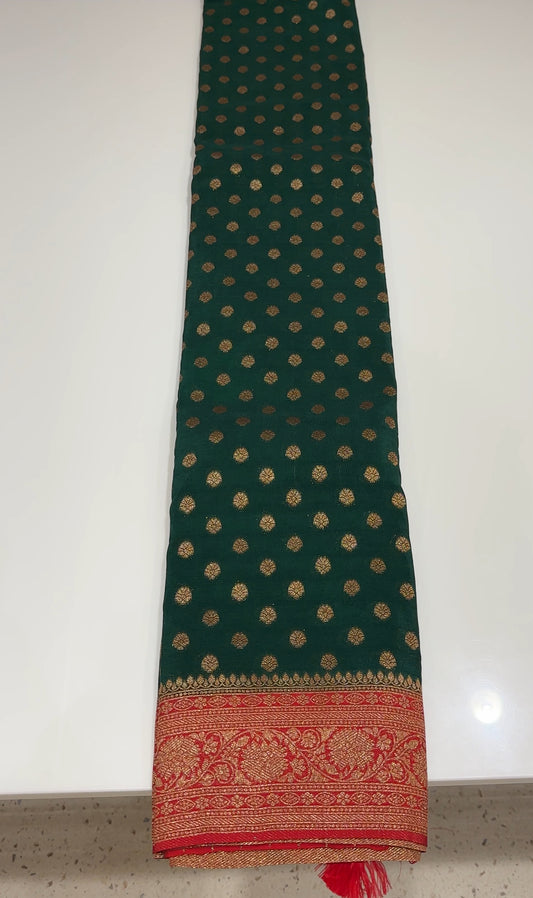 CRAPE BANARASI SAREES - IHA 18542