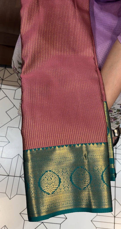 DESIGNER KANCHIPURAM SILK SAREE - IHA 19201