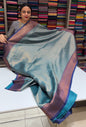 SEMI BROCADE SAREES - IHA 16304