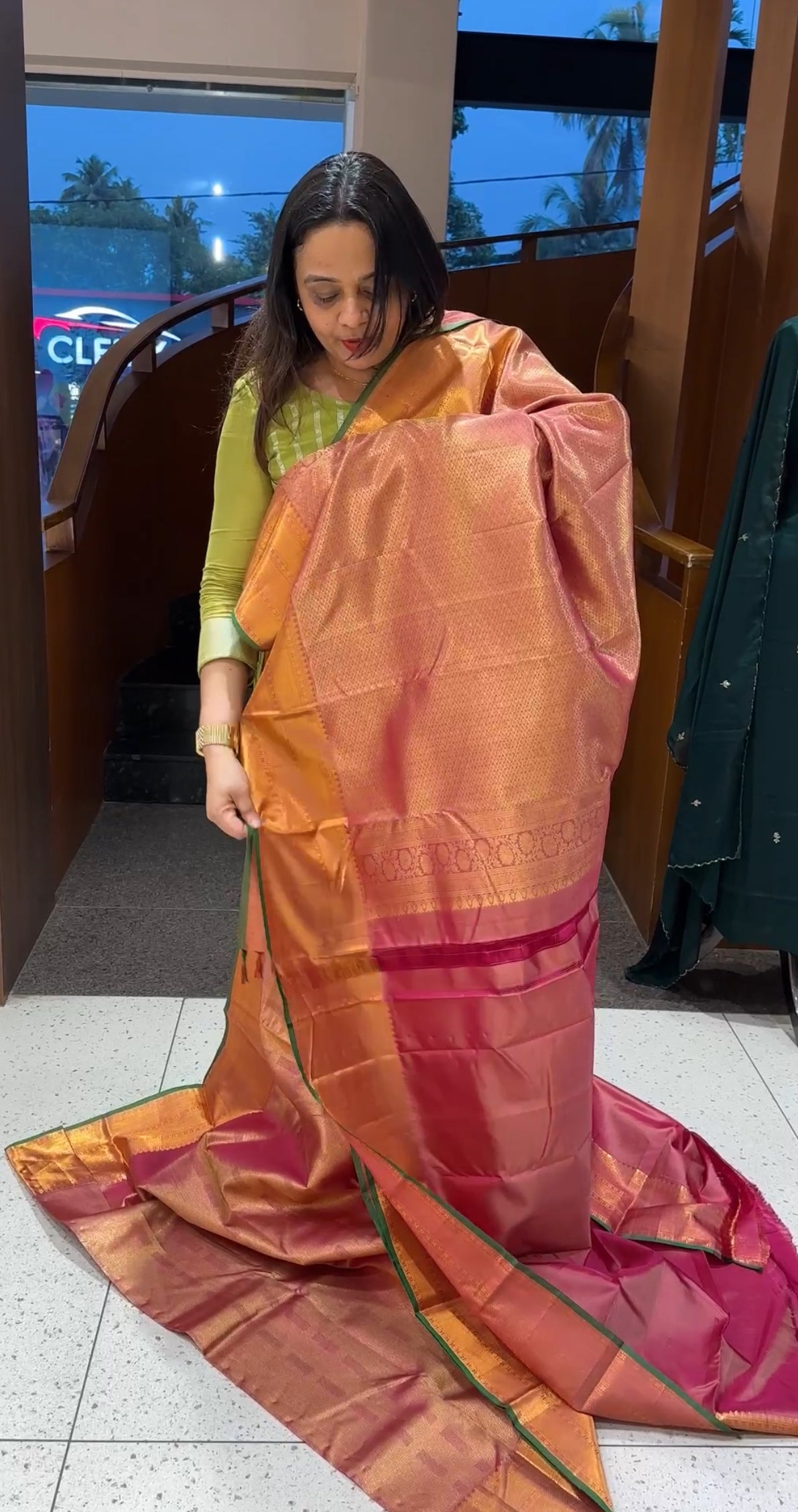 DESIGNER KANCHIPURAM SILK SAREE - IHA 19333