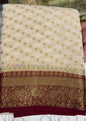 GEORGETTE BANARASI SAREE - IHA 19199