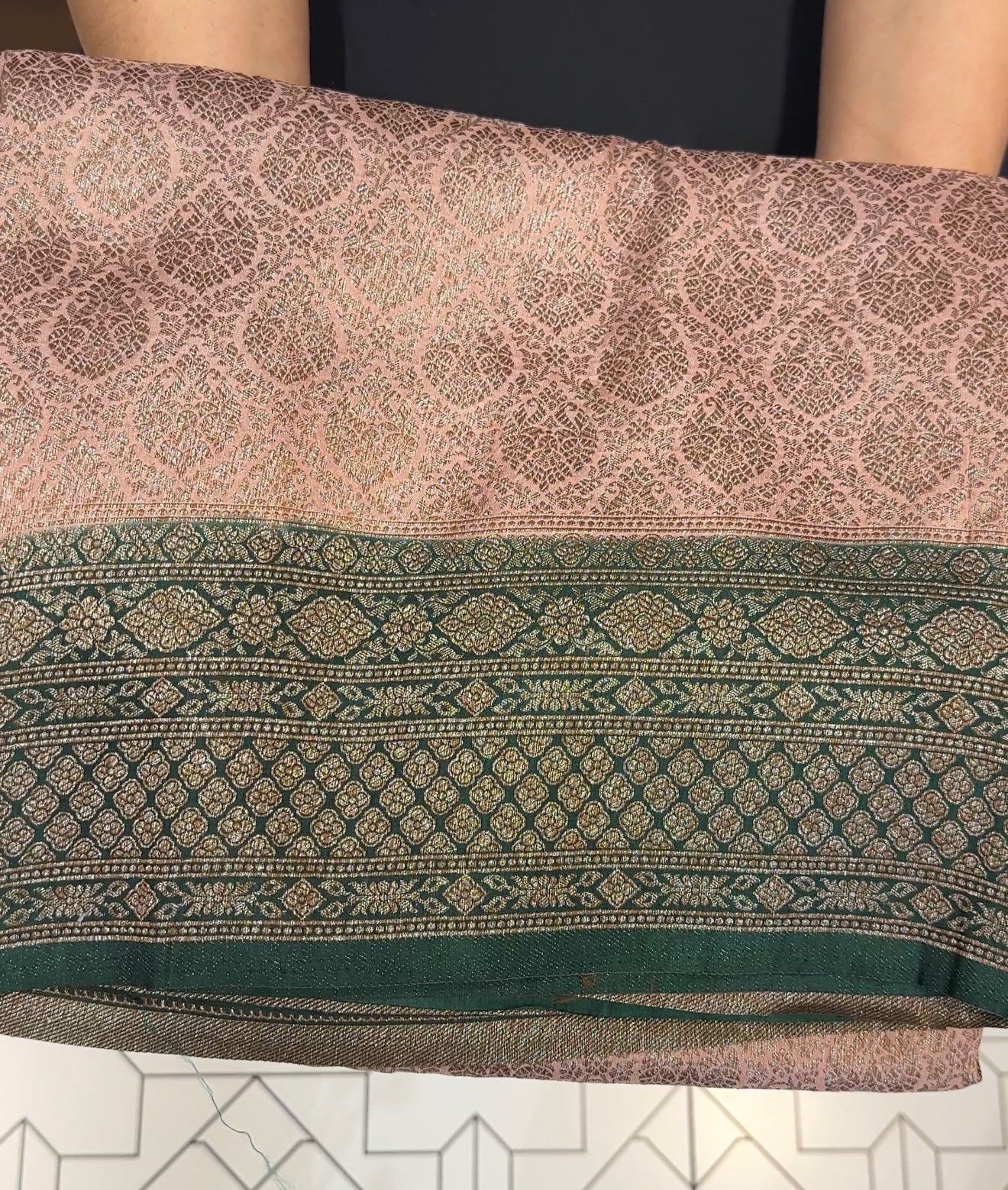 SEMI KATAN SAREE - IHA 17839