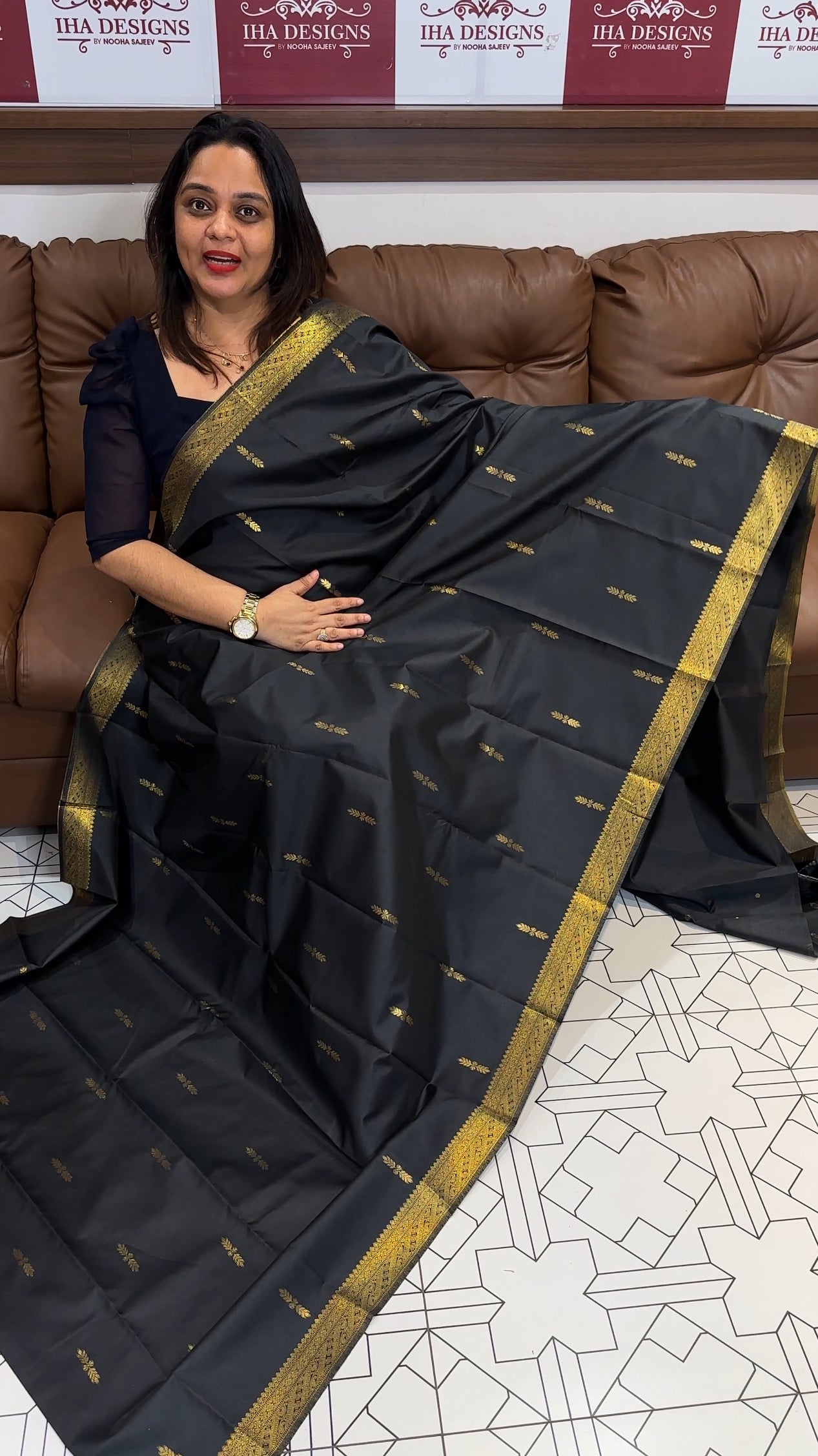 BUDGET BUY SEMI SILK SAREES - IHA 17297