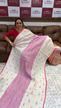 HANDLOOM LINEN SAREES - IHA 15965