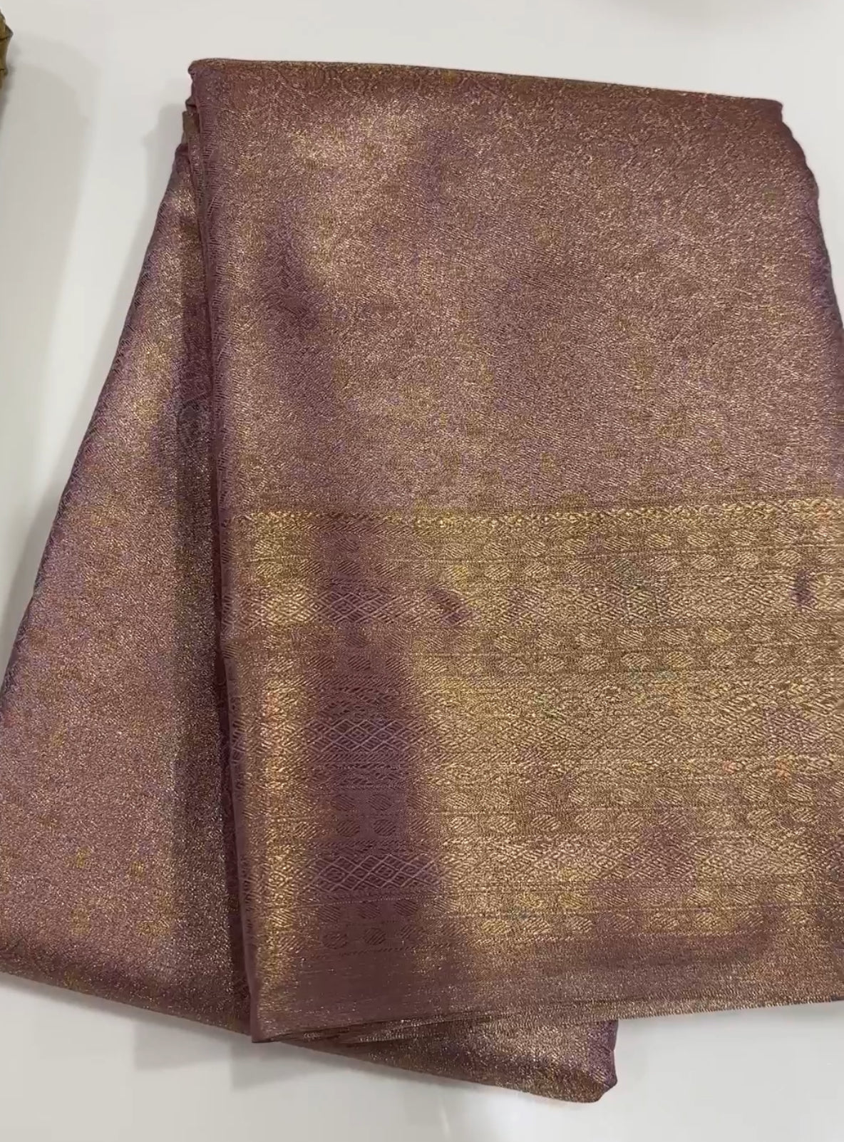 TISSUE KANCHIPURAM SILK SAREE - IHA 19303