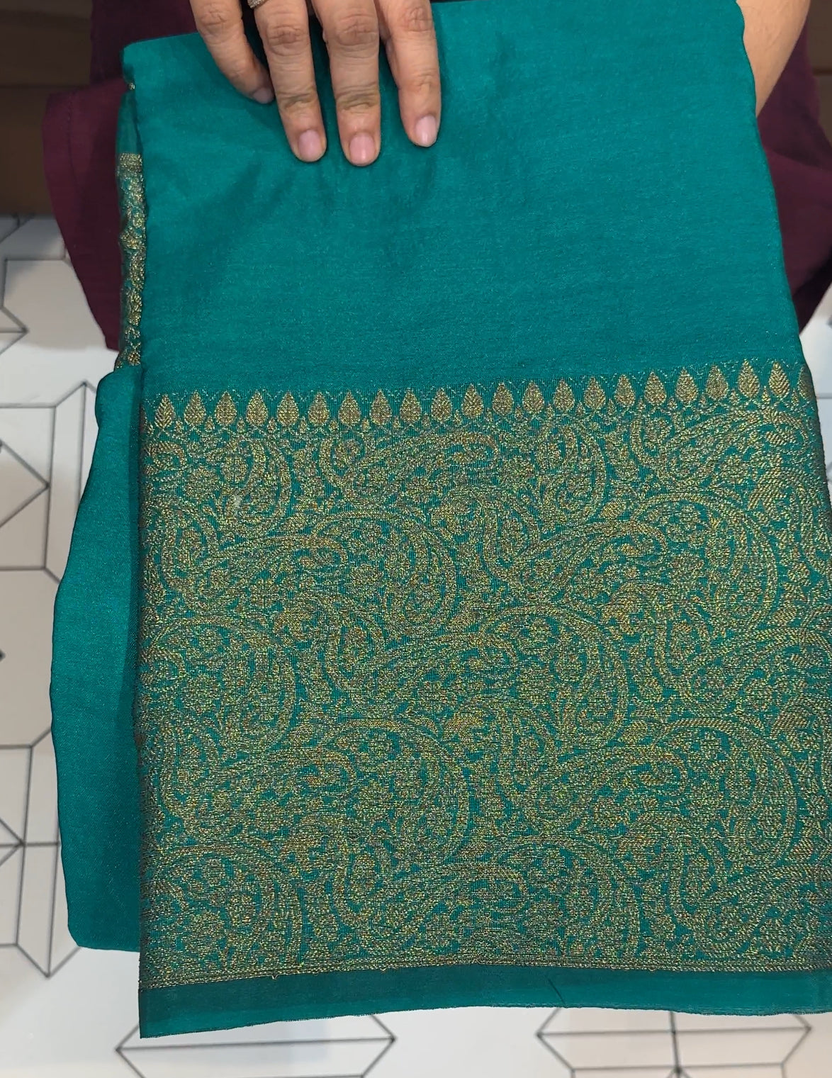 SEMI BANARASI SAREES - IHA 17738