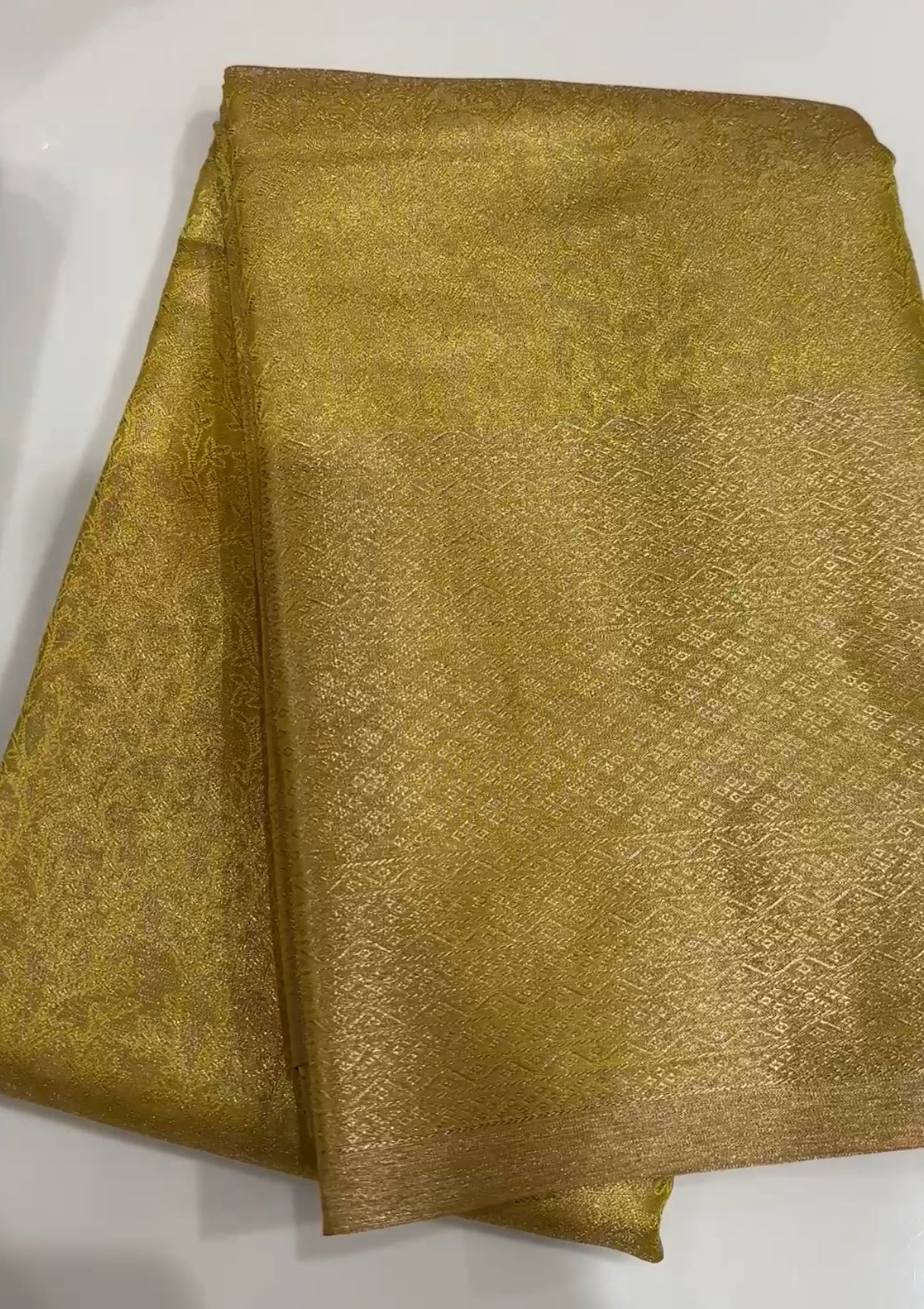 TISSUE KANCHIPURAM SILK SAREE - IHA 19303