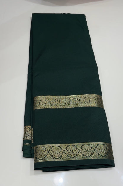 SEMI BANARASI SAREES - IHA 18548