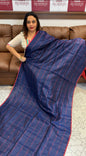 HANDLOOM LINEN SAREE - IHA 18055