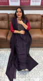 IHA'S IN-HOUSE SEMI RAW SILK UNSTITCHED SALWAR SUITS  - IHA 18485