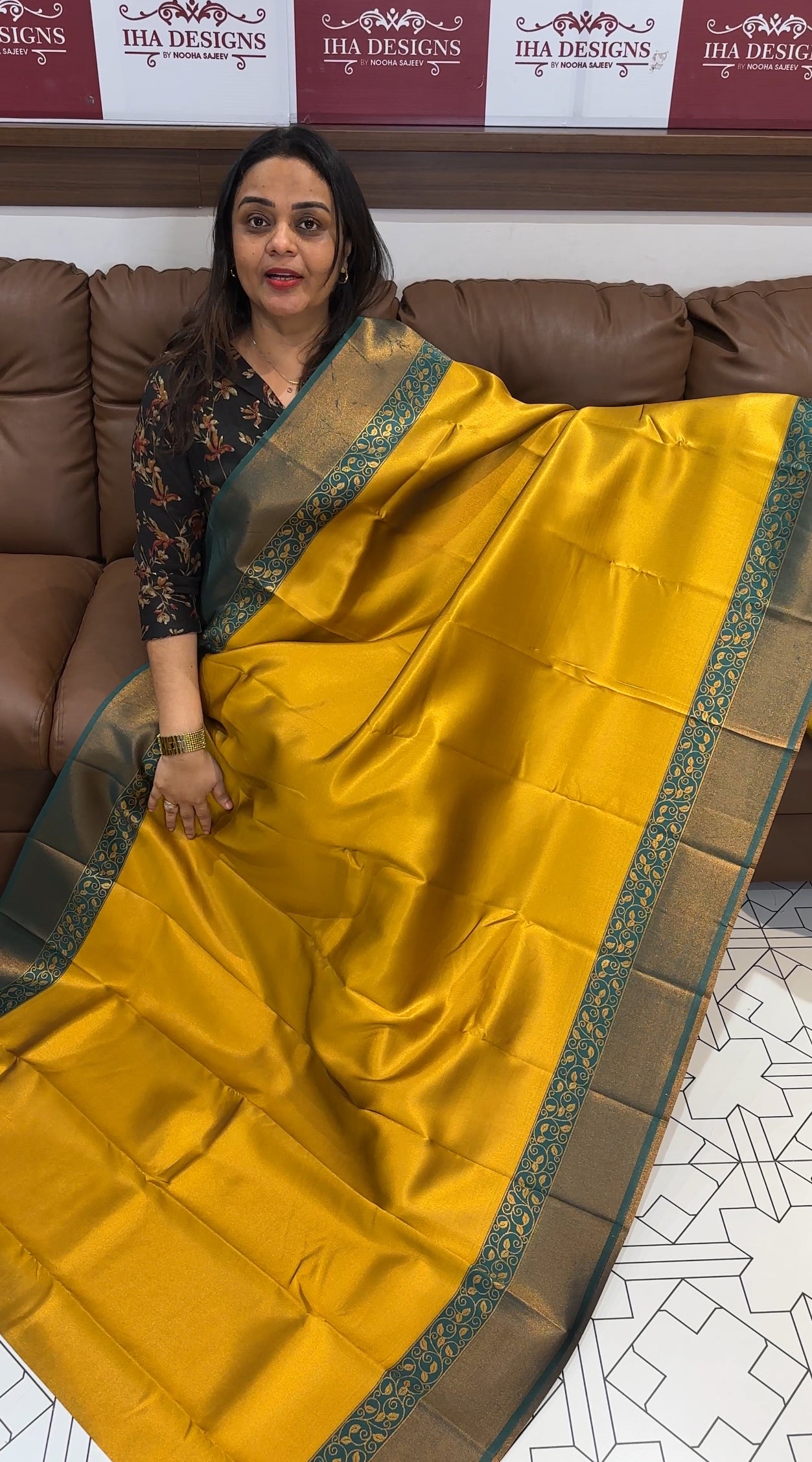 SEMI TISSUE  SAREES - IHA 19668