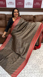 SEMI KATAN SAREE - IHA 17870