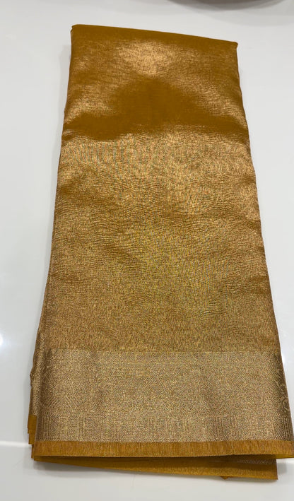 CRUSHED BANARASI SAREE - IHA 18143