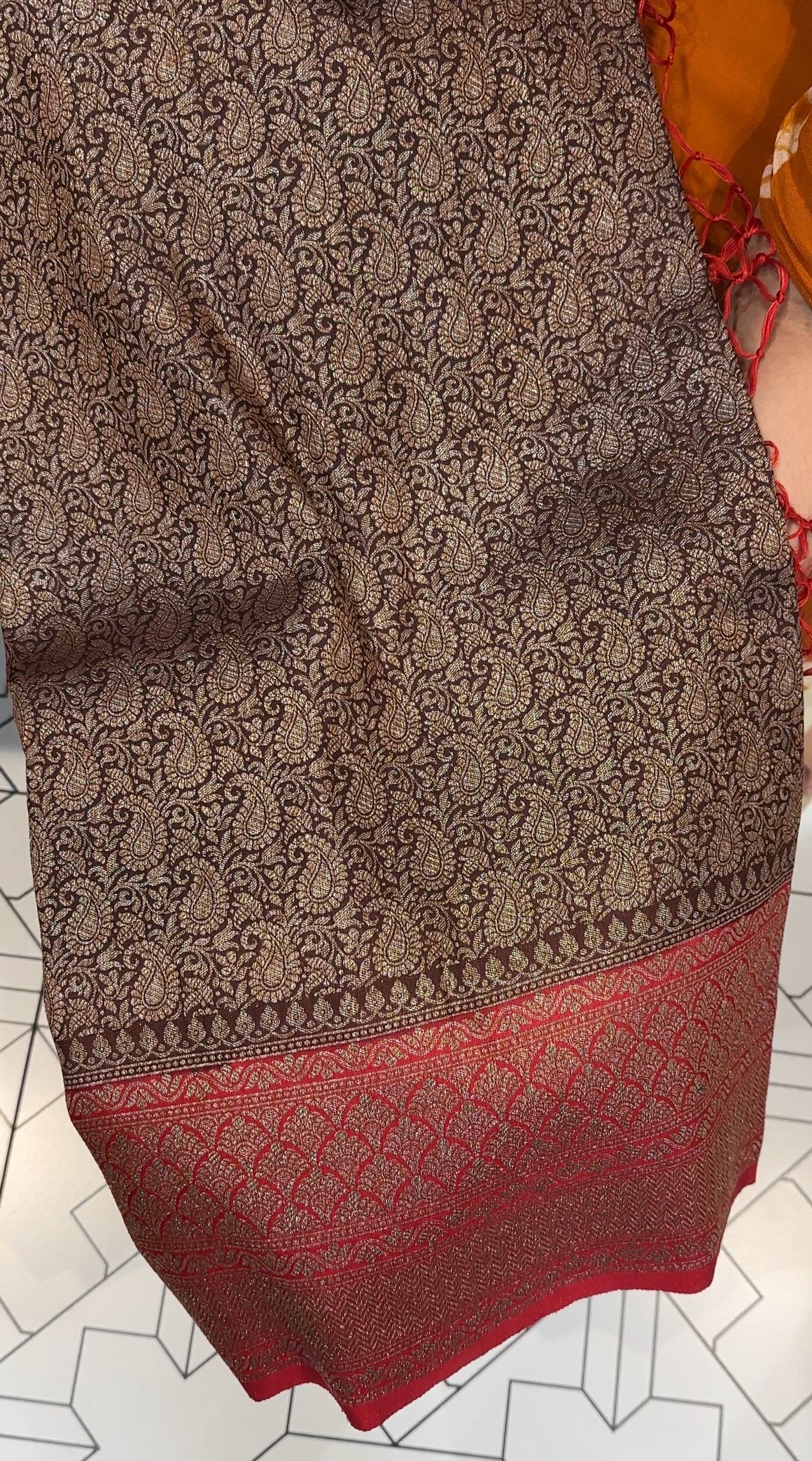 SEMI KATAN SAREE - IHA 18224