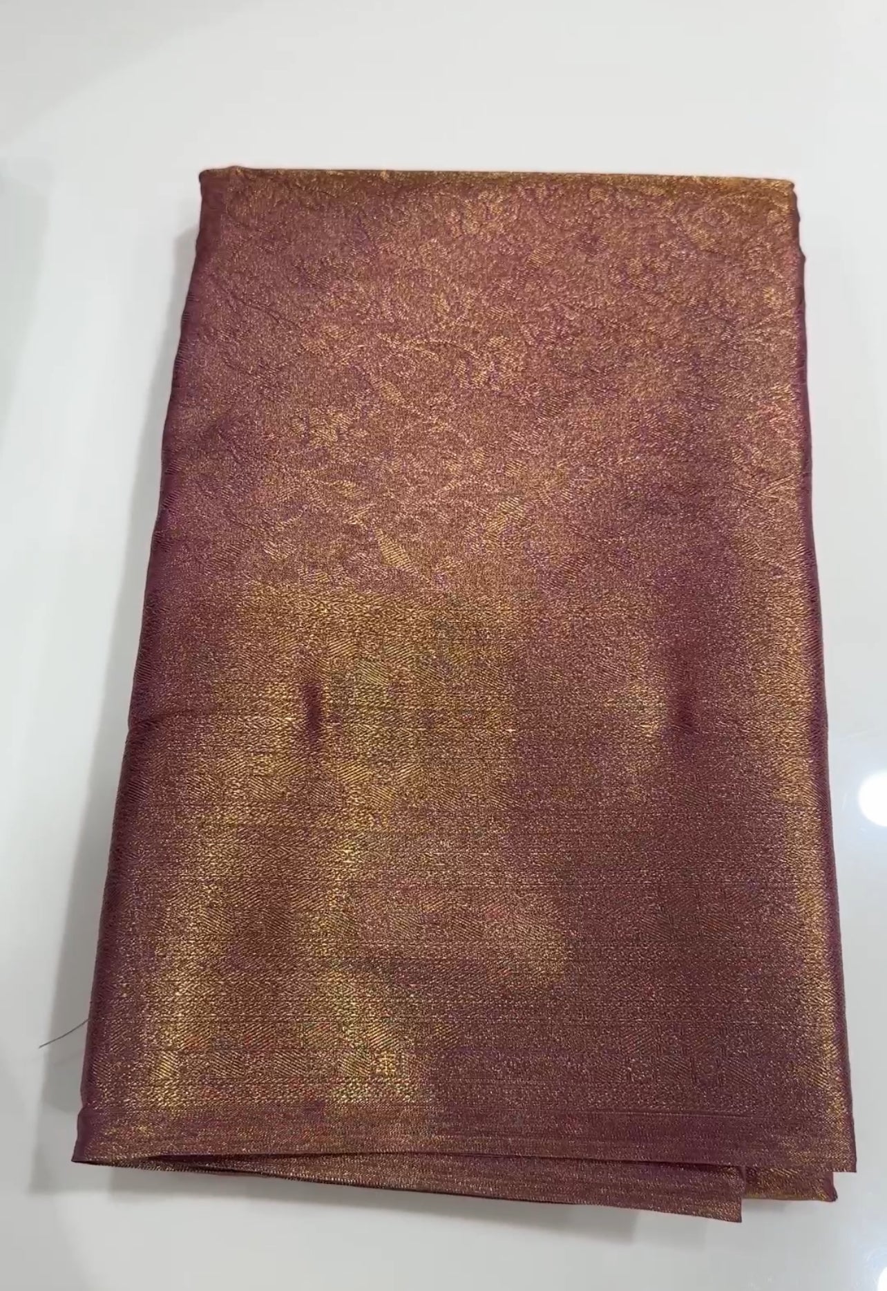 TISSUE KANCHIPURAM SILK SAREE - IHA 19303