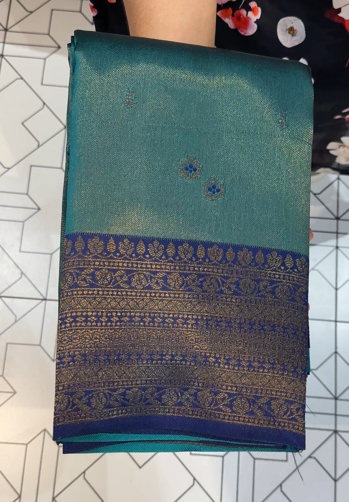 BUDGET BUY SEMI TISSUE SILK SAREE - IHA 18145