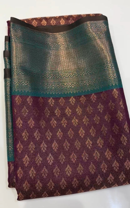 SEMI SILK SAREES - IHA 18713