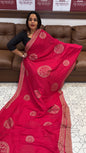 GEORGETTE BANARSI SAREE - IHA 17805