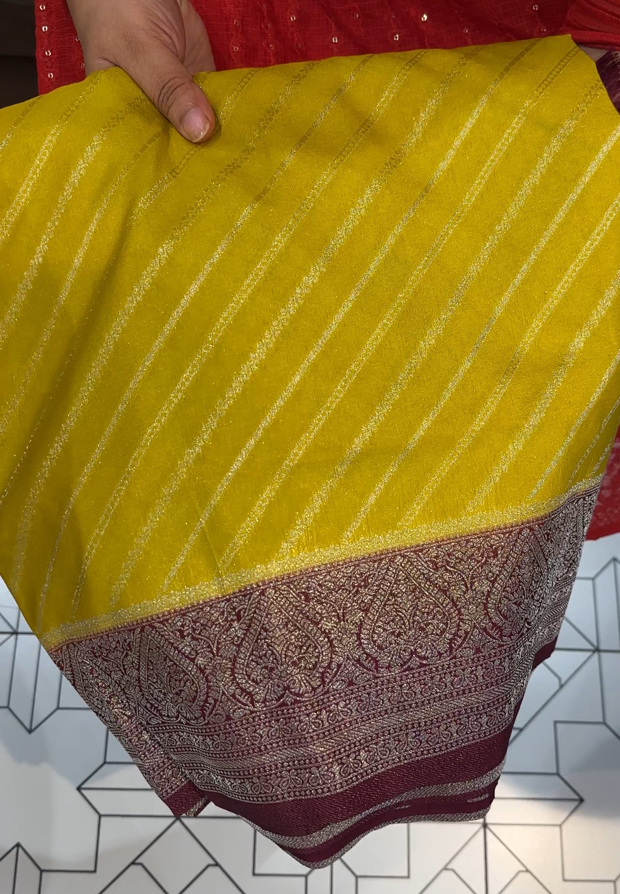 SEMI BANARASI SAREES - IHA 19398