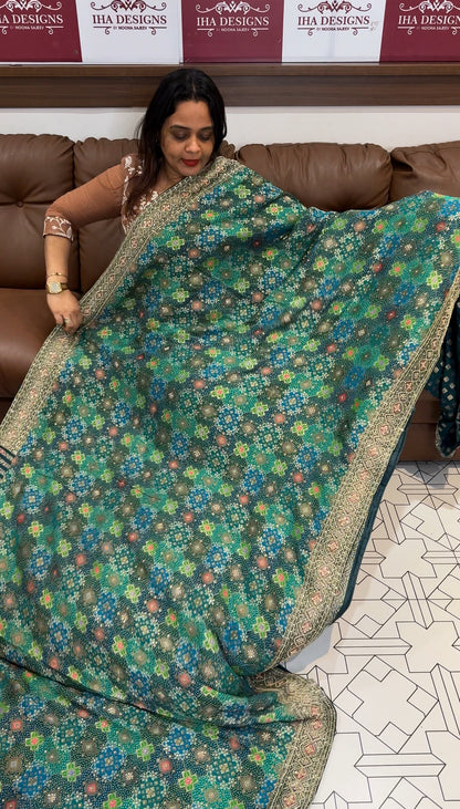 BANDHEJ BANARASI SAREES - IHA 17774