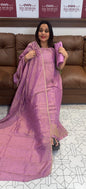 TISSUE UNSTITCHED SALWAR SUITS - IHA 16864