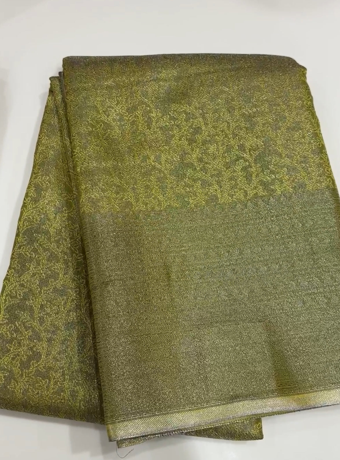 TISSUE KANCHIPURAM SILK SAREE - IHA 19303