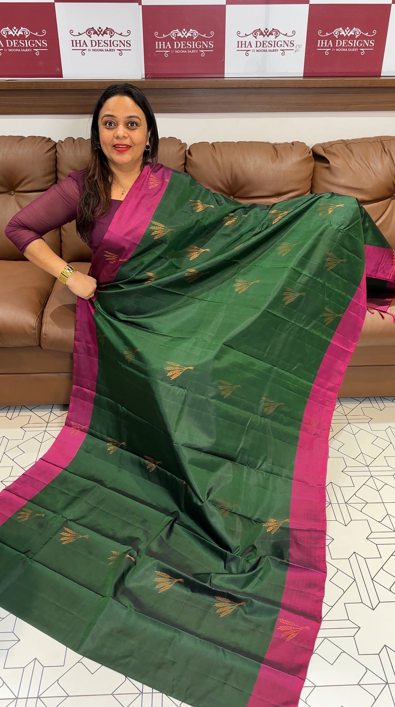 DESIGNER SOFT SILK SAREES - IHA 19041