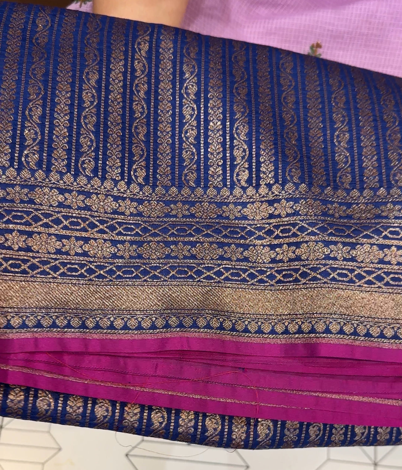 KATAN BANARASI SAREE - IHA 19206