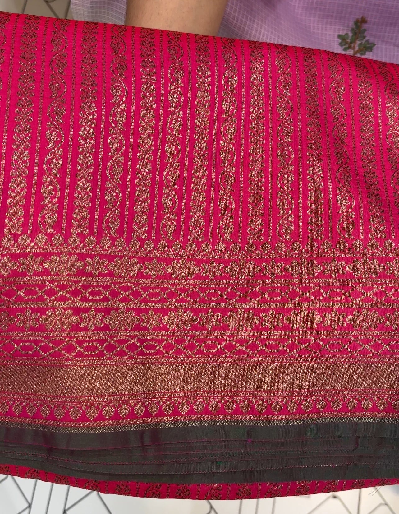 KATAN BANARASI SAREE - IHA 19206