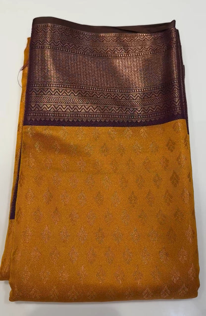 SEMI SILK SAREES - IHA 18713