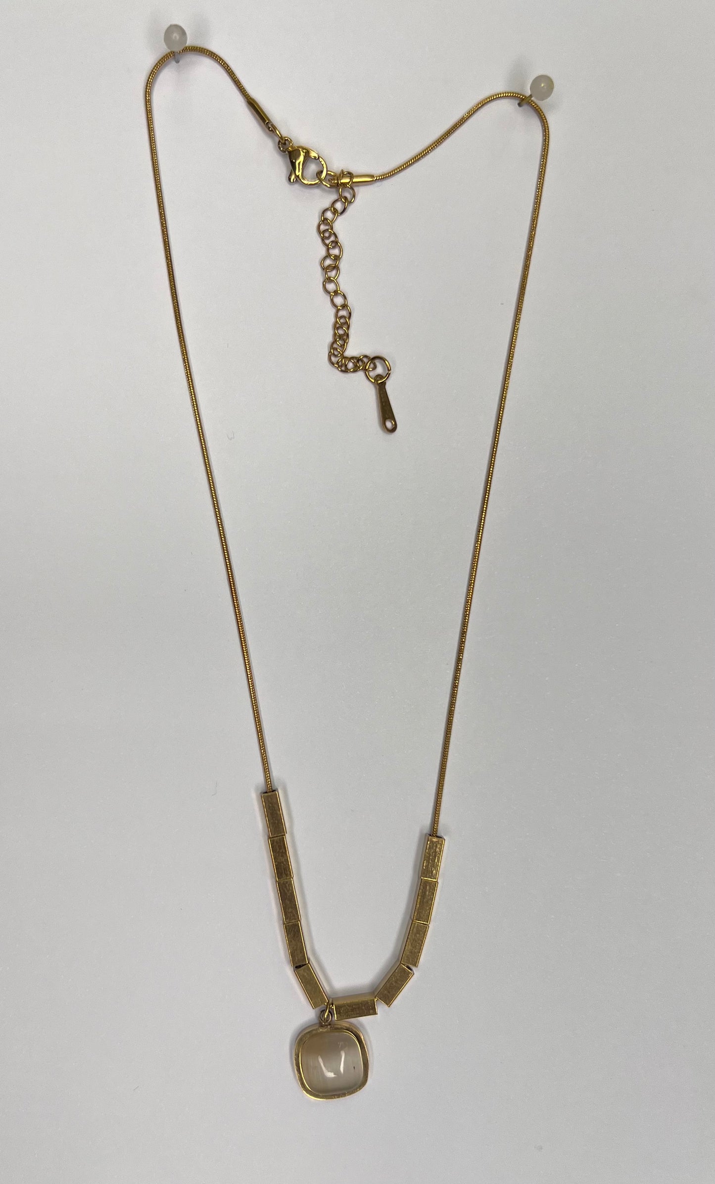 DESIGNER LONG CHAIN AND EARRINGS - IHA 14630