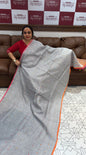 HANDLOOM LINEN SAREES - IHA 15965