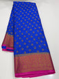 SEMI CRAPE BANARASI SAREES - IHA 18333