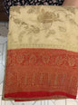 SEMI BANARASI SAREE - IHA 19208