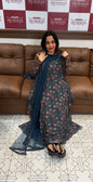 IHA'S IN-HOUSE PRINTED ANARKALI TOP AND DUPATTA - IHA 18472