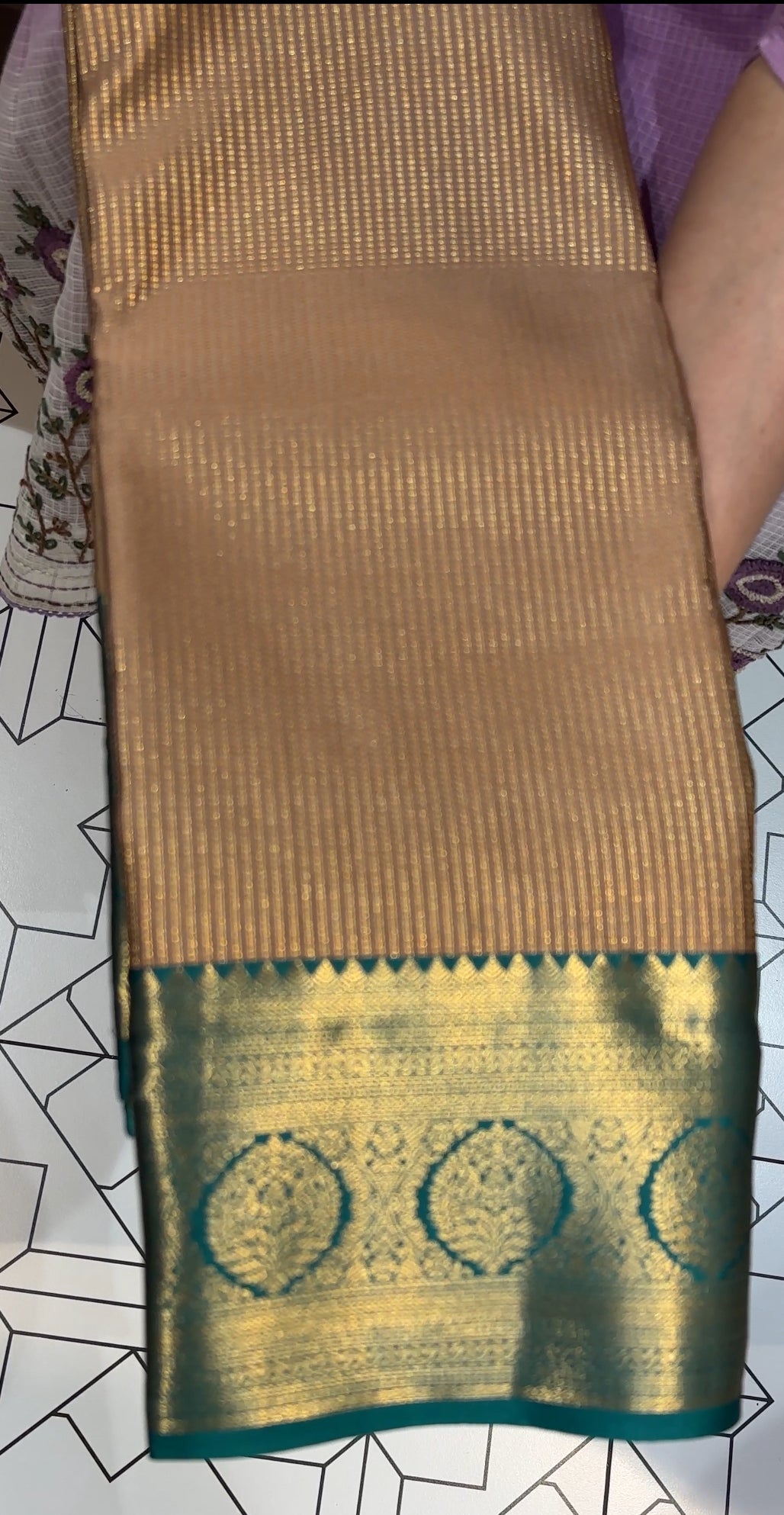 DESIGNER KANCHIPURAM SILK SAREE - IHA 19201