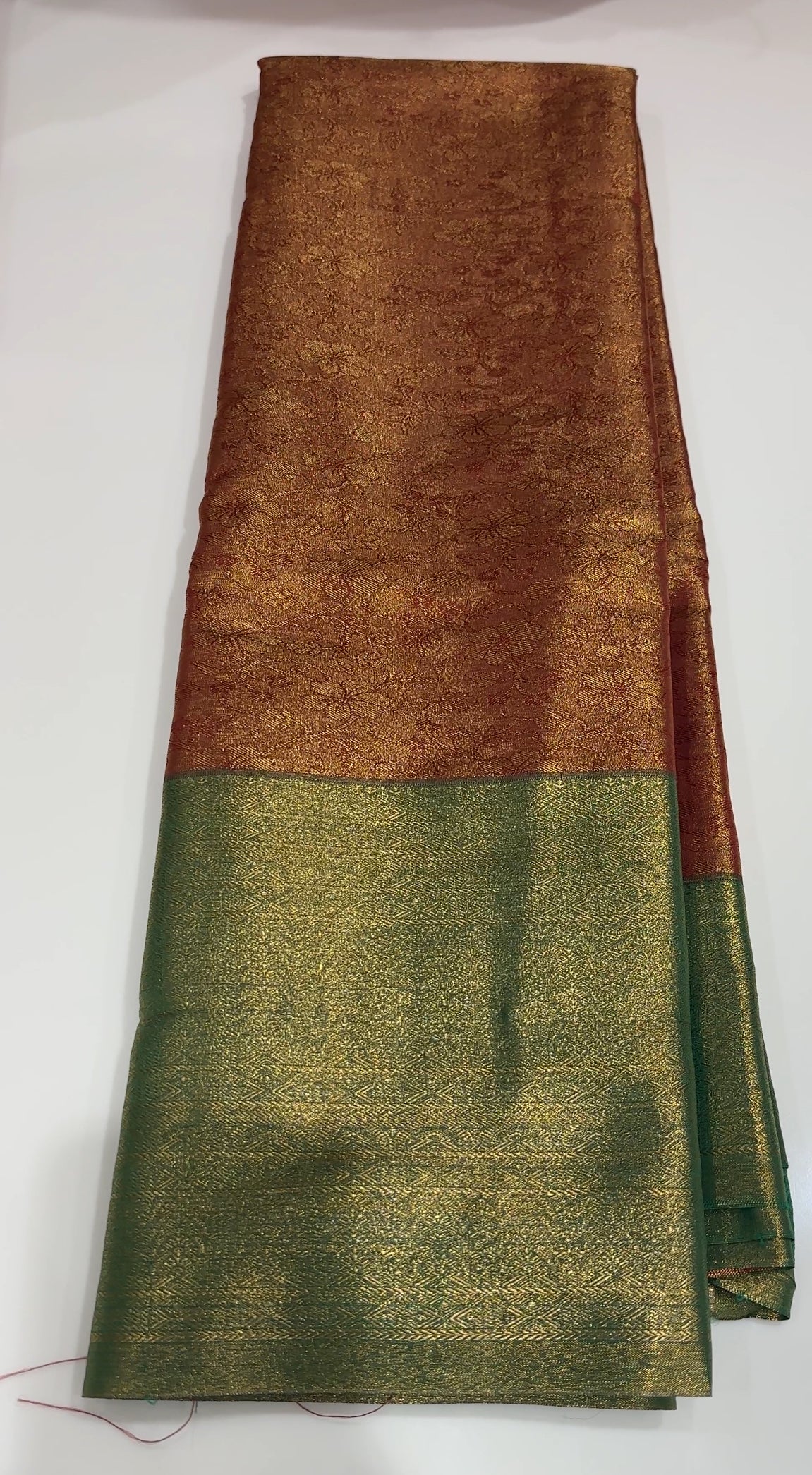 TISSUE KANCHIPURAM SILK SAREE - IHA 19310