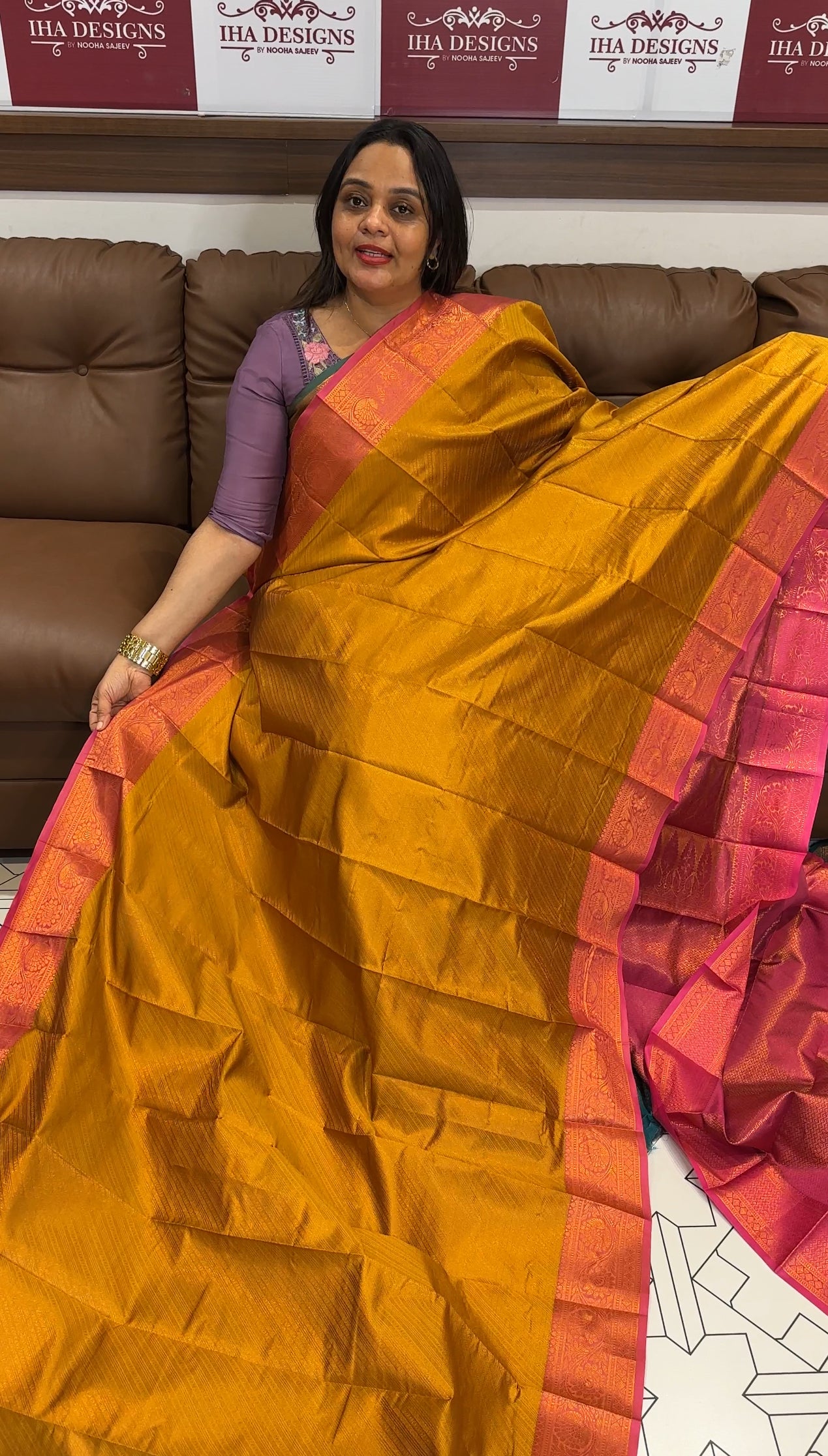 BUDGET BUY SEMI SILK SAREES - IHA 18835